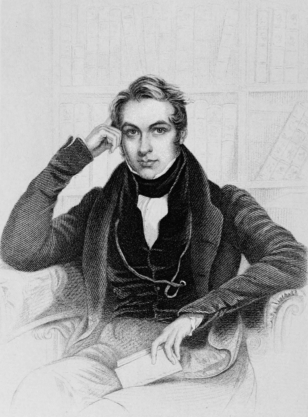 Historisches Porträt des jungen John Sterling aus dem Jahr 1830.