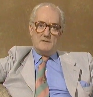 Bryan Magee in einer BBC-Fernsehaufnahme